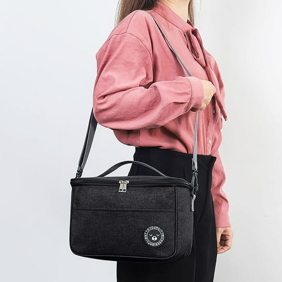 Organizadores de armario y almacenamiento, Organización y almacenamiento, Contenedores de almacenamiento, Contenedores de almacenamiento Bolsa de almuerzo para mujer Bolsa de almuerzo térmica Lonchera