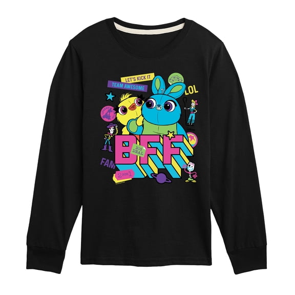 Toy Story 4 - Bff Ducky Bunny - Toddler & Youth Long Sleeve Graphic T-Shirt