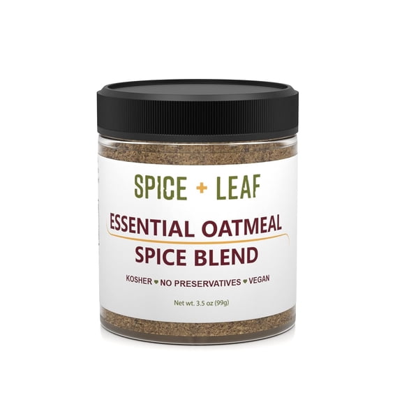SPICE LEAF Essential Oatmeal Seasoning Blend, Preservative Free Kitchen Spices, 3.5 oz