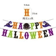 thumbnail image 2 of Halloween Decoration Paper Pull Flag Bar Halloween Party Pull Flag Decoration Festival Party Pull Flag Bar Shopping Mall Window Layout Background Banner, 2 of 8