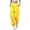 Yellow, variant on Baggy Sweatpants Women Plus Size Trendy Sport Pants Gradient Elastic Waisted Drawstring Pocket Casual Trousers Yellow M
