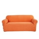 thumbnail image 1 of Funda de sofá súper elástica para silla, funda de sofá suave antideslizante de licra, protector de muebles lavable (sofá, naranja amarillo tres personas), 1 of 5