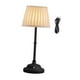 thumbnail image 2 of Lámpara de mesa LED recargable USB, luz nocturna brillo ajustable lámpara de escritorio inalámbrica luz de escritorio para Hotel adultos hogar boda Negro, 2 of 8