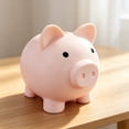 thumbnail image 4 of TanSiDing Large Piggy Bank,Coin Bank,Unbreakable Plastic Money Bank,Cute Pig Money Box,Practical Gifts for Birthday, Festival, 4 of 6