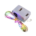thumbnail image 4 of Cadena de luces LED decorativas de 2 m con 3 modos para Navidad, bodas, exteriores e interiores. luz colorida, 4 of 8