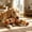Brown, variant on Soft Plush Dog Toys for Aggressive Chewers, Hidden Squeaker Stuffed Dog Toys for Boredom Relief, Long-Lasting Interactive Puppy Toys Anxiety Relief for Cats and Dogs