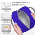 thumbnail image 3 of Disketp Darkblue Bolsa Térmica para Almuerzo, Lonchera con Abertura Amplia y Gran Capacidad, Organizador Reutilizable para Mujeres, Hombres y Adultos, 3 of 6