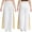White, variant on Kaerm Girls Palazzo Pants Kids Celebration of Spirit Wide-Leg Pants Yoga Praise Dance Trousers Praisewear Blue 6
