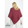 thumbnail image 2 of Aran Knitted Poncho Women's SuperSoft Merino Wool Irish Cape Made in Ireland, One Size, 2 of 7