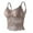 Beige, variant on YUGYXL Thin Lace Bras for Women V Neck Padded Wireless Bra Lace Longline Bra Breathable Comfy Strap Crop Tops Khaki XL