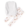 thumbnail image 4 of QTSHPN Family Matching Outfits Easter Holiday Cute Bunny Graphic Long Sleeve Top with Pajama Pants Two Piece Set Pajamas, 4 of 6