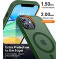 thumbnail image 5 of Entronix Magnetic Hybrid Phone Case Designed For iPhone XR Shockproof Heavy Duty Dual-Layered Cover, Green, 5 of 6
