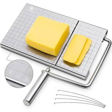 

Cheese Cutter Cheese Slicer Stainless Steel Wire Cheese Cutter For Cheese Butter Cheese Slicer With Cutting Wire And Scale Plate (board Size: 12 *