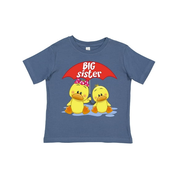 Inktastic Big Sister Duck Girls Toddler T-Shirt