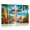 Color 3, variant on 8 Pack Art Acoustic Panels Sound Absorbing Retro Surfboard Colorful Geometric Light Blue Decorative Soundproof Wall Panels Self Adhesive for Nursery Game Room Bedroom 48"x32"