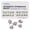 Standard MBT 0.018, variant on 20PCS Orthodontic Metal Brackets Dental Brackets Standard Roth 0.018 Slot Bondable, 3-4-5 with Hook 20pcs/Pack, 1PK
