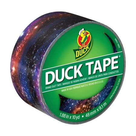 Duck Brand Duct Tape Prints, 1.88 in. x 10 yards, Galaxy