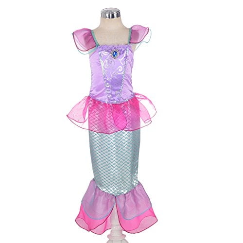 Dressy Daisy Niñas Princesa Sirena Cuentos de Hadas Disfraz Cosplay Disfraz de Fiesta Traj Dressy Daisy Dressy Daisy