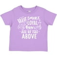 thumbnail image 3 of Inktastic Brave Smart Loyal Kind Fun Loved All of the Above Boys or Girls Toddler T-Shirt, 3 of 5
