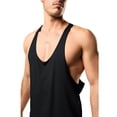 thumbnail image 4 of Kalauyu Round Neck Thin Strap Cotton Sleeveless for Men Tank Top,Stringer Muscle Shirt for Gym Bodybuilding Competitions, 4 of 4