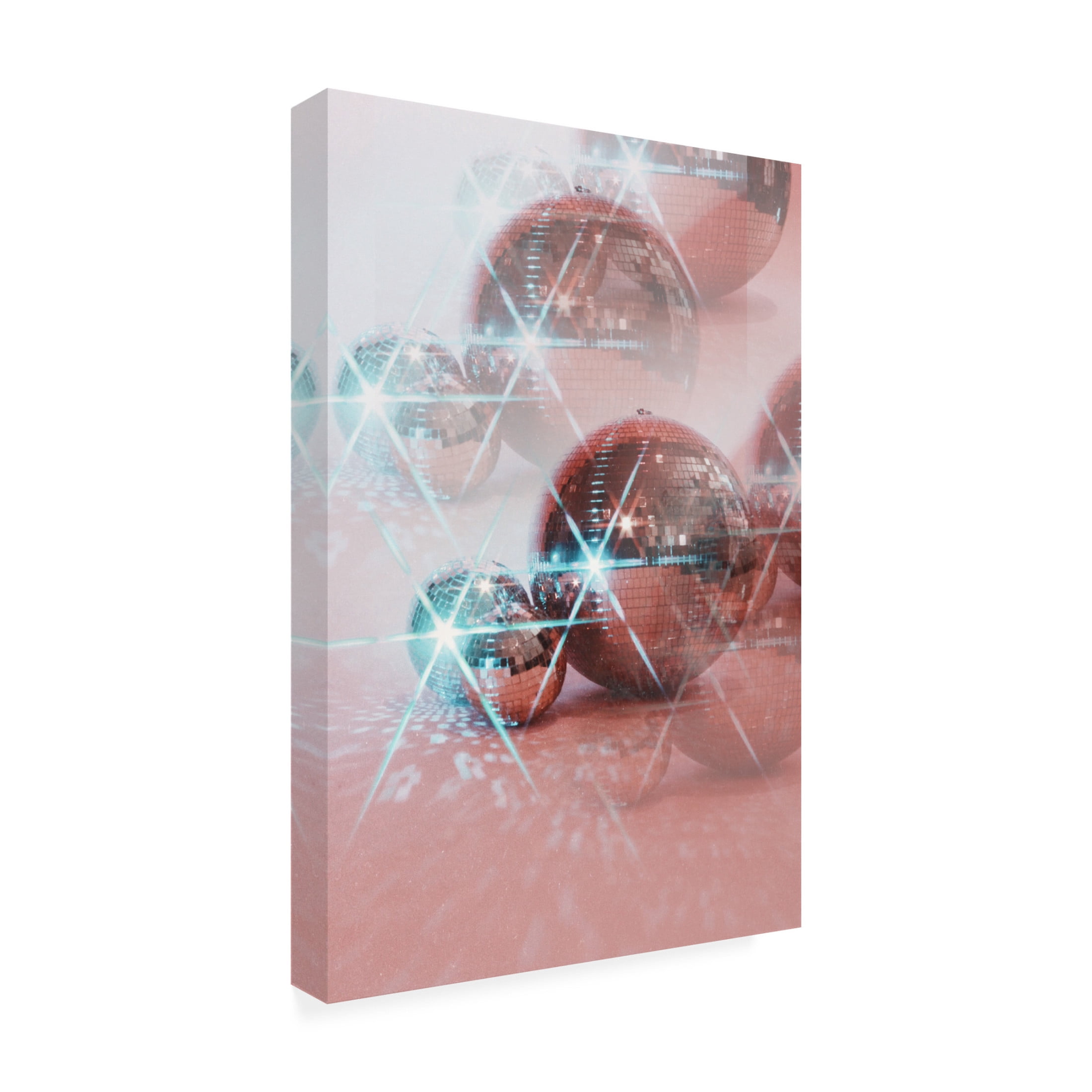 Canvas Wall Art - Samantha Hearn 'Disco Mirage' Wall Art for Living Room, Bedroom, or Office D?cor by Trademark Fine Art - 12 x 19 Inches