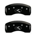 thumbnail image 4 of MGP 4 Caliper Covers Engraved Front & Rear Circle K/Kia Black finish silver ch Fits select: 2012-2017 KIA RIO LX, 4 of 6
