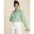 thumbnail image 5 of Moomaya Long Sleeve Spread Collar Shirt Cotton Shirt - Women's Casual Shirt, 5 of 9