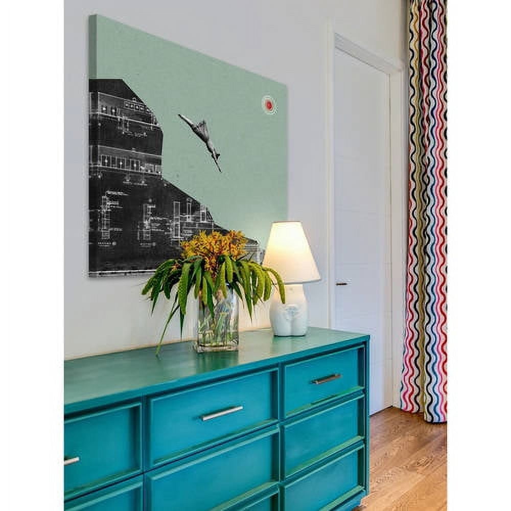 Marmont Hill "Melancolia Lanzarse" by Bengoa Vazquez Painting Print on Wrapped Canvas