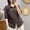 Coffee, variant on Casual Button Down Blouses for Women Short Sleeve Solid Summer Blouse Collared Relaxed Fit Soft Trendy Tops for Women 2026