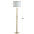 thumbnail image 4 of JONATHAN Y Gregory 60.5" Metal/Marble LED Floor Lamp, Brass Gold/White, 4 of 7