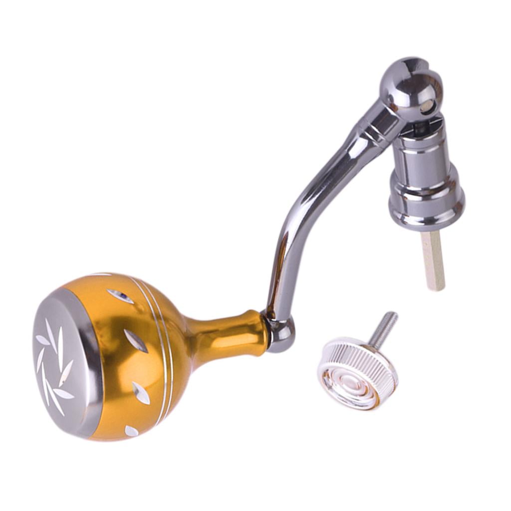 Heavy Duty Fishing Reel Handle Powerful Metal Reel Handle with Knob