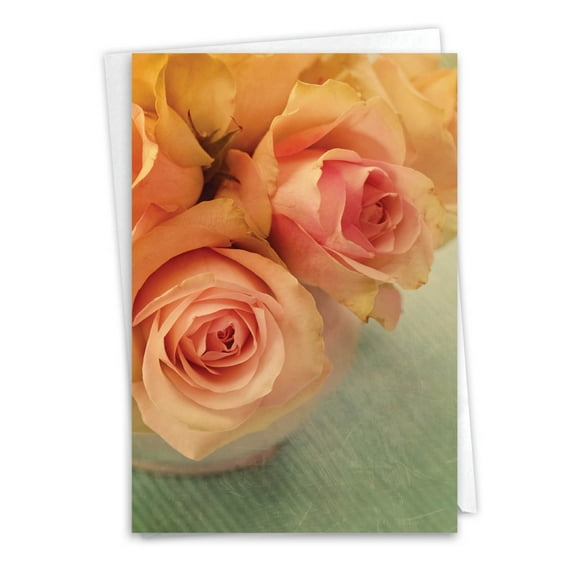 C6553ISMG Funny Sympathy Greeting Card 'Full Blooms' with Envelope by NobleWorks