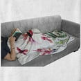 thumbnail image 6 of Floral Soft Flannel Fleece Blanket, Watercolor Pastel Toned Flourish Blooms Botanical Beauty Boho Harvest Nature Picture, Cozy Plush for Indoor and Outdoor Use, 50" x 60", Multicolor, by Ambesonne, 6 of 6