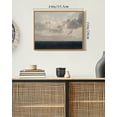 thumbnail image 5 of Drsoum Vintage Cloud Over Sea Wall Art 11x14in Natural Framed Rustic Retro Ocean Landscape Prints Farmhouse Classic Decorations for Living Room Bedroom, 5 of 6