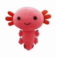 thumbnail image 3 of Bonita almohada de peluche con forma de ajolote, de dibujos animados (azul), 3 of 4