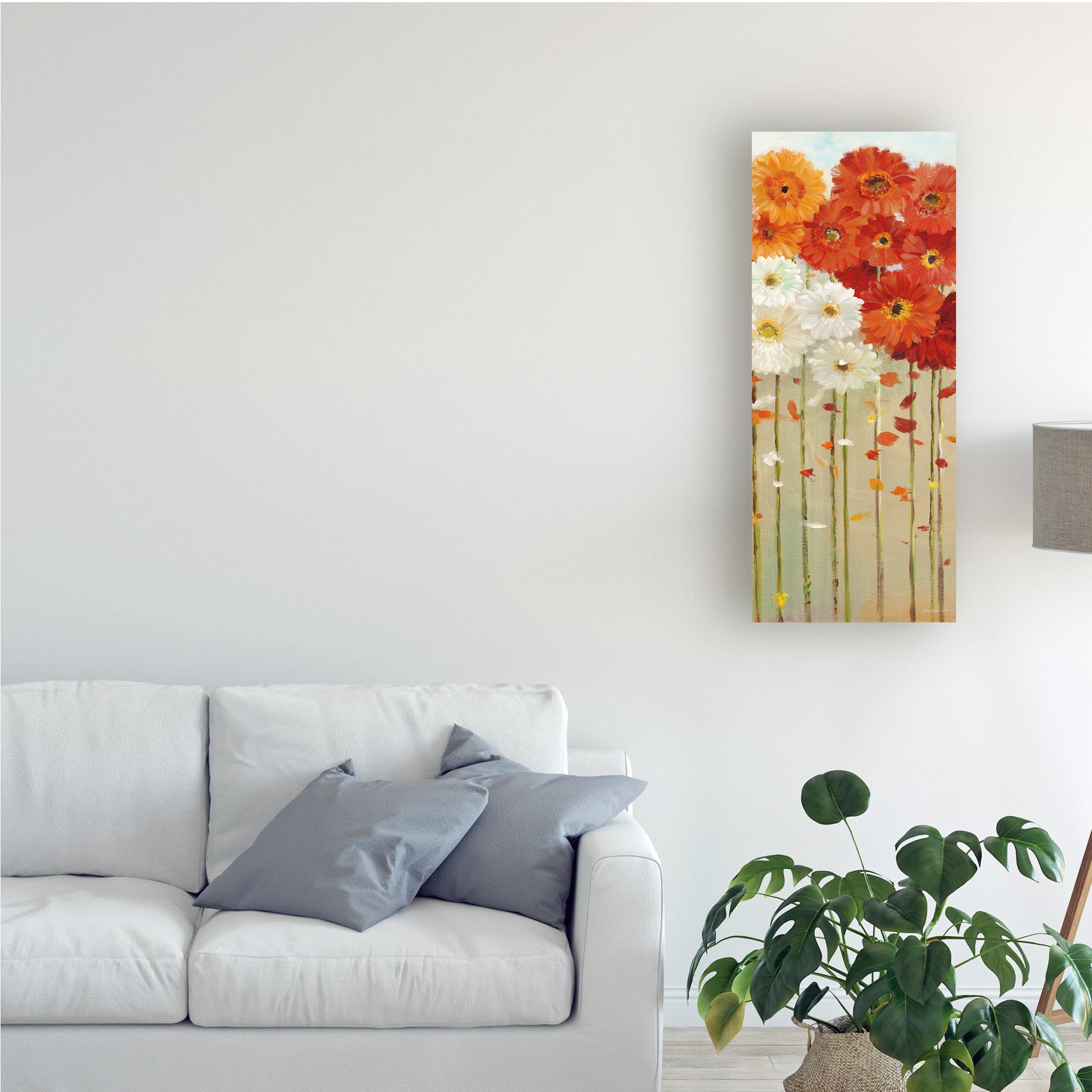 Trademark Fine Art 'Daisies Fall II' Canvas Art by Danhui Nai