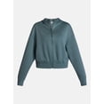 thumbnail image 7 of Avia Women's Plus Size Cropped Zip Hoody, Sizes 1X-4X, 7 of 7