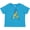 Turquoise, variant on Inktastic Down Syndrome Awareness Blue and Yellow Hearts Ribbon Boys or Girls Baby T-Shirt