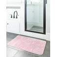 thumbnail image 5 of Unique Loom Bano Everyday Bath Mat Collection Area Rug - Everyday (1' 8" x 2' 7" Rectangle Light Pink), 5 of 6