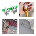 thumbnail image 4 of Abrazaderas de cable con clip para cable, 50 piezas, acero galvanizado 1/4 M6, 4 of 4