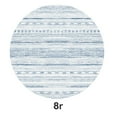 thumbnail image 4 of VUNATE 8'x8' Round Rugs for Living Room Washable Rugs Boho Moroccan Area Rug Soft Neutral Geometric Bohemian Carpet Distressed Indoor Rug for Bedroom Dining Room Office Foldable Nonslip Rug Blue, 4 of 7