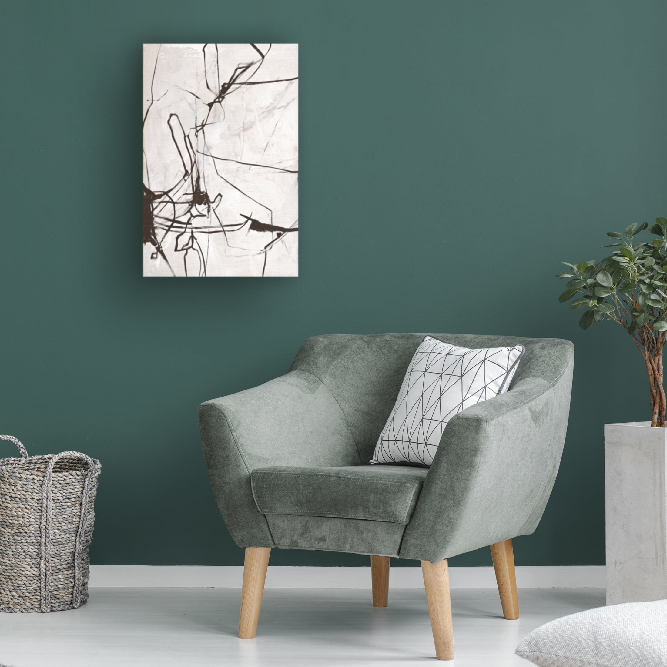Canvas Wall Art - Design Fabrikken 'Creation' Wall Art for Living Room, Bedroom, or Office Décor by Trademark Fine Art - 12 x 19 Inches