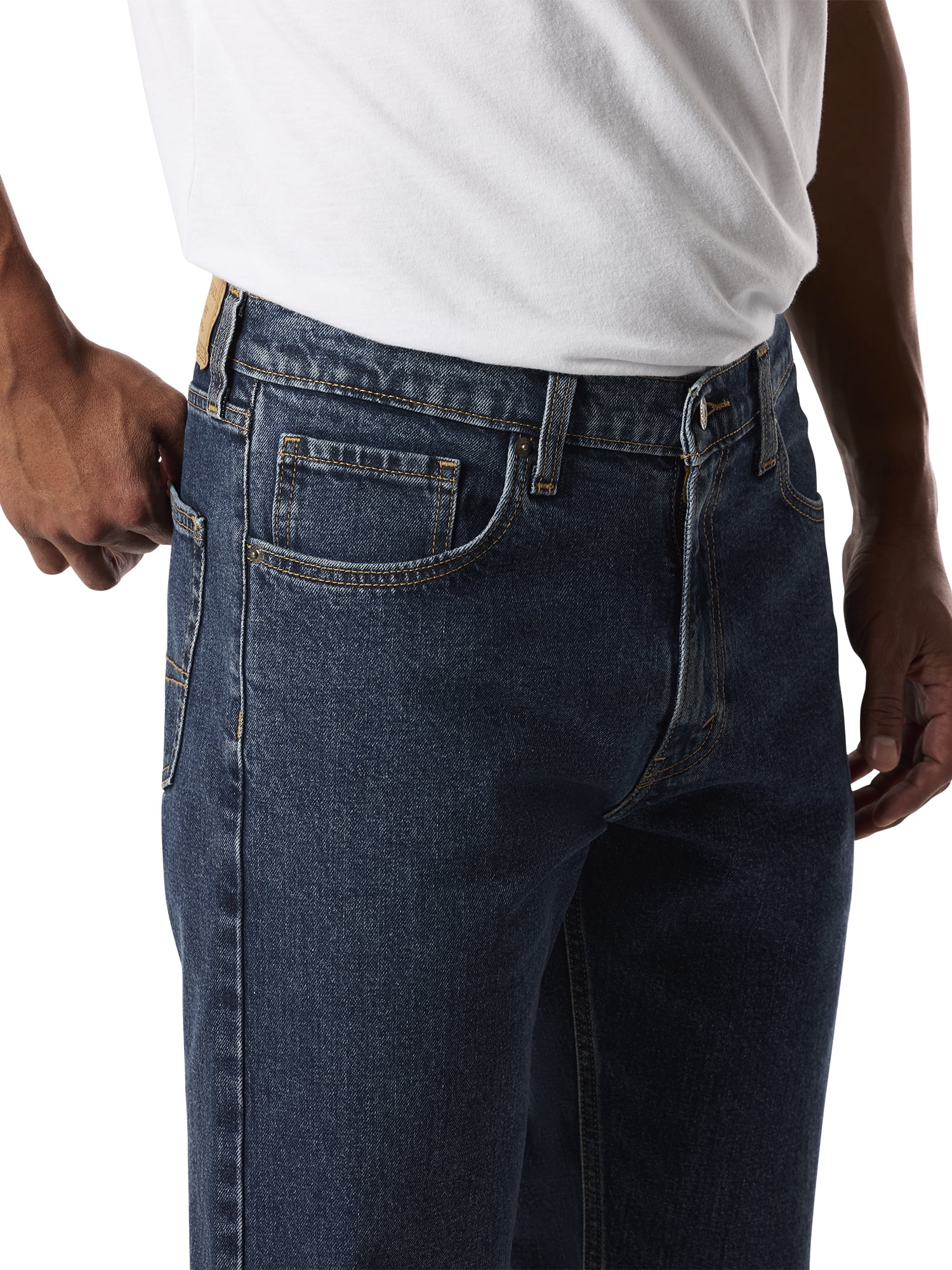 Levi Strauss Signature Men's and Big and Tall Relaxed Taper Jeans