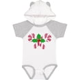 thumbnail image 3 of Inktastic Candy Canes and Holly Christmas Boys or Girls Baby Bodysuit, 3 of 5