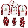 thumbnail image 1 of Kid Pajama Set,Plaid Printed Blouse Pants Family Matching,Pajamas for Family, 1 of 7