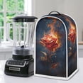 thumbnail image 5 of HELLHERO Burning Rose 1Set Blender Covers Polyester Dustproof for Household Users, 5 of 6