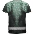 thumbnail image 2 of Halloween Math Geek Scientist Superhero Costume All Over Mens T Shirt Multi MD, 2 of 2