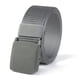 thumbnail image 3 of Cinturón hipoalergénico para hombre, cinturón de lona, moderno, deportivo, para exteriores, nailon, sin hierro, hebilla de plástico y metal, cinturón de tela informal, 3 of 5