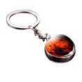 thumbnail image 1 of Glass Ball Keychain Luminous Double-sided Planetary Key Ring Bag Charm for Girls, 1 of 10