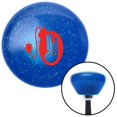 thumbnail image 1 of Bouton de Changement de Vitesse en Flocon de Métal Rétro Rouge JDM Bomb Bleu avec Levier de Vitesses M16 x 1,5, 1 of 1